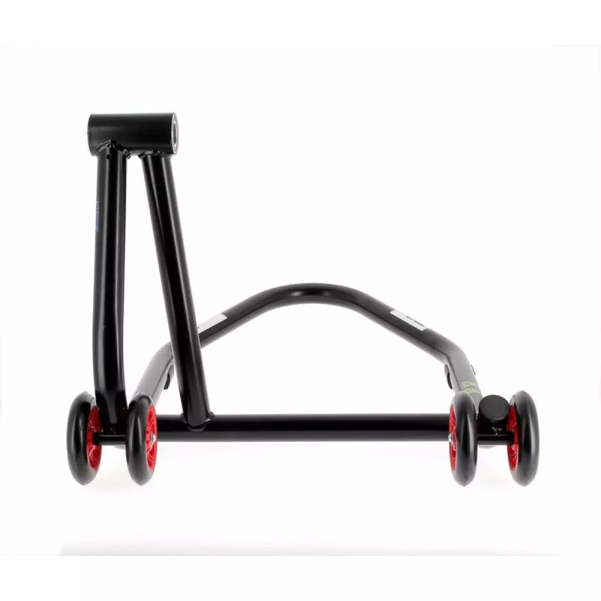 Béquille Monobras Droite Bihr Home Track Noir Mat Roues Rouge