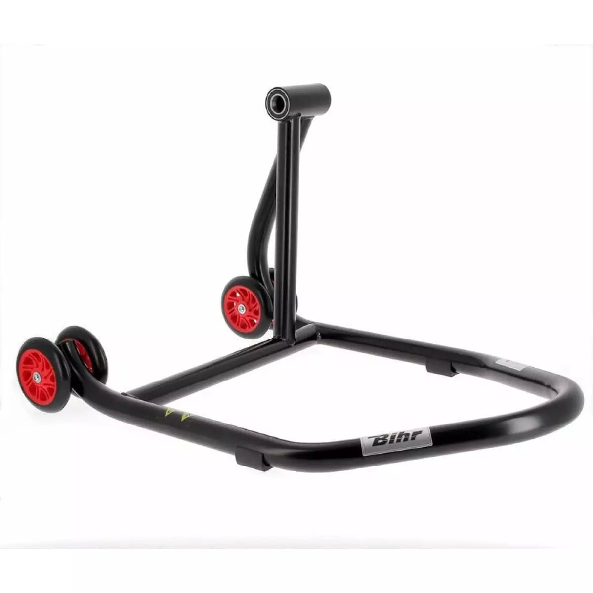 Béquille Monobras Droite Bihr Home Track Noir Mat Roues Rouge