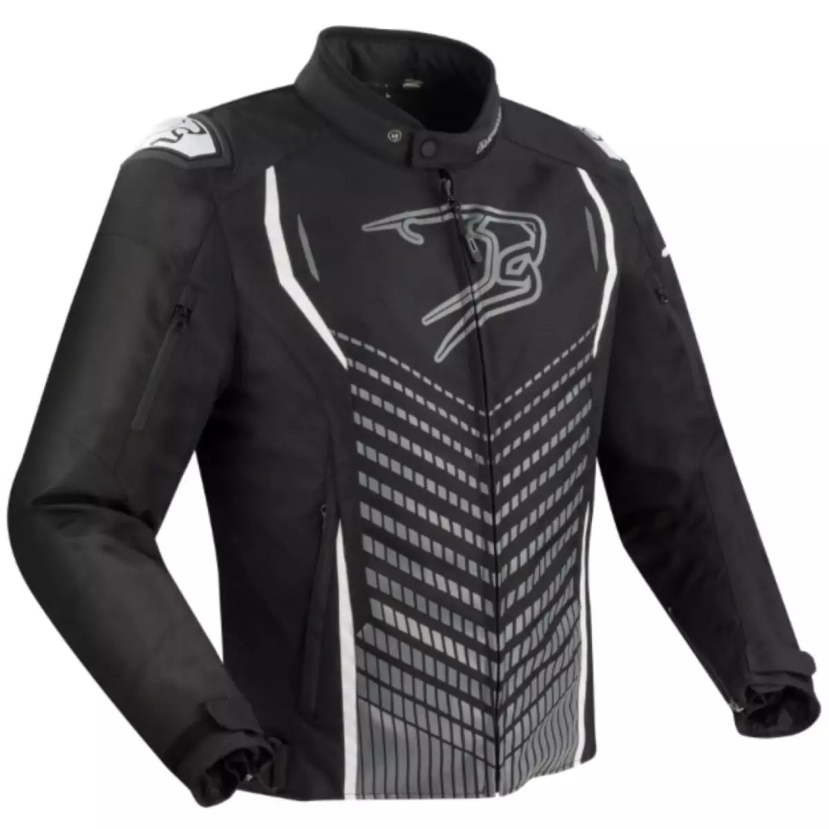 Blouson Bering Gang Noir Gris Blanc