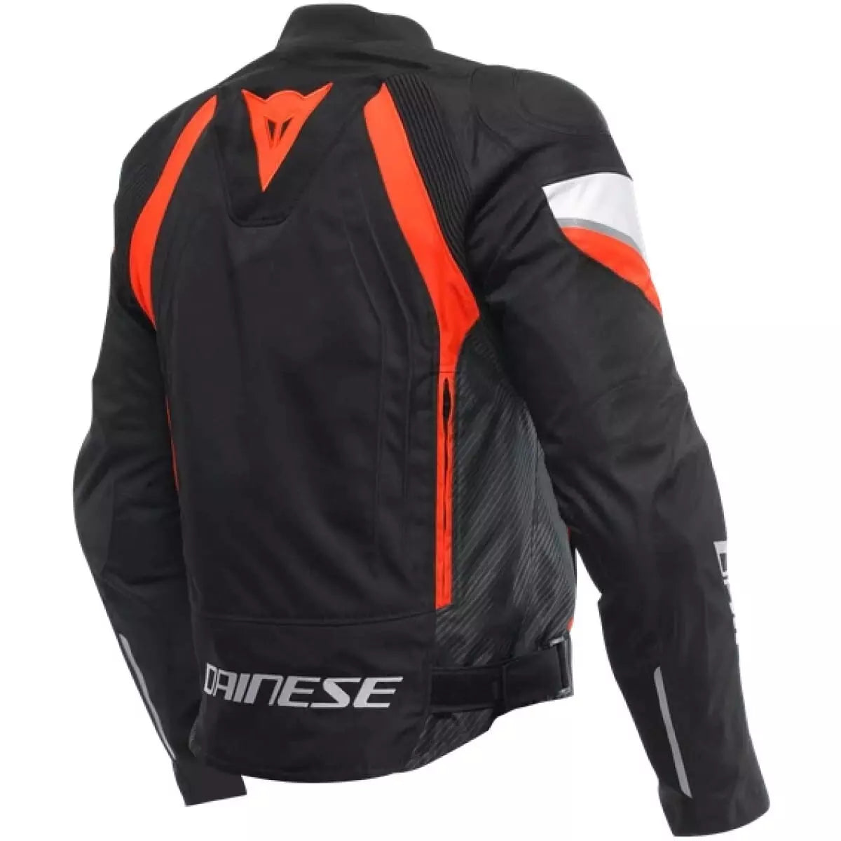 Blouson Dainese Avro 5 Tex Noir Rouge Fluo Blanc