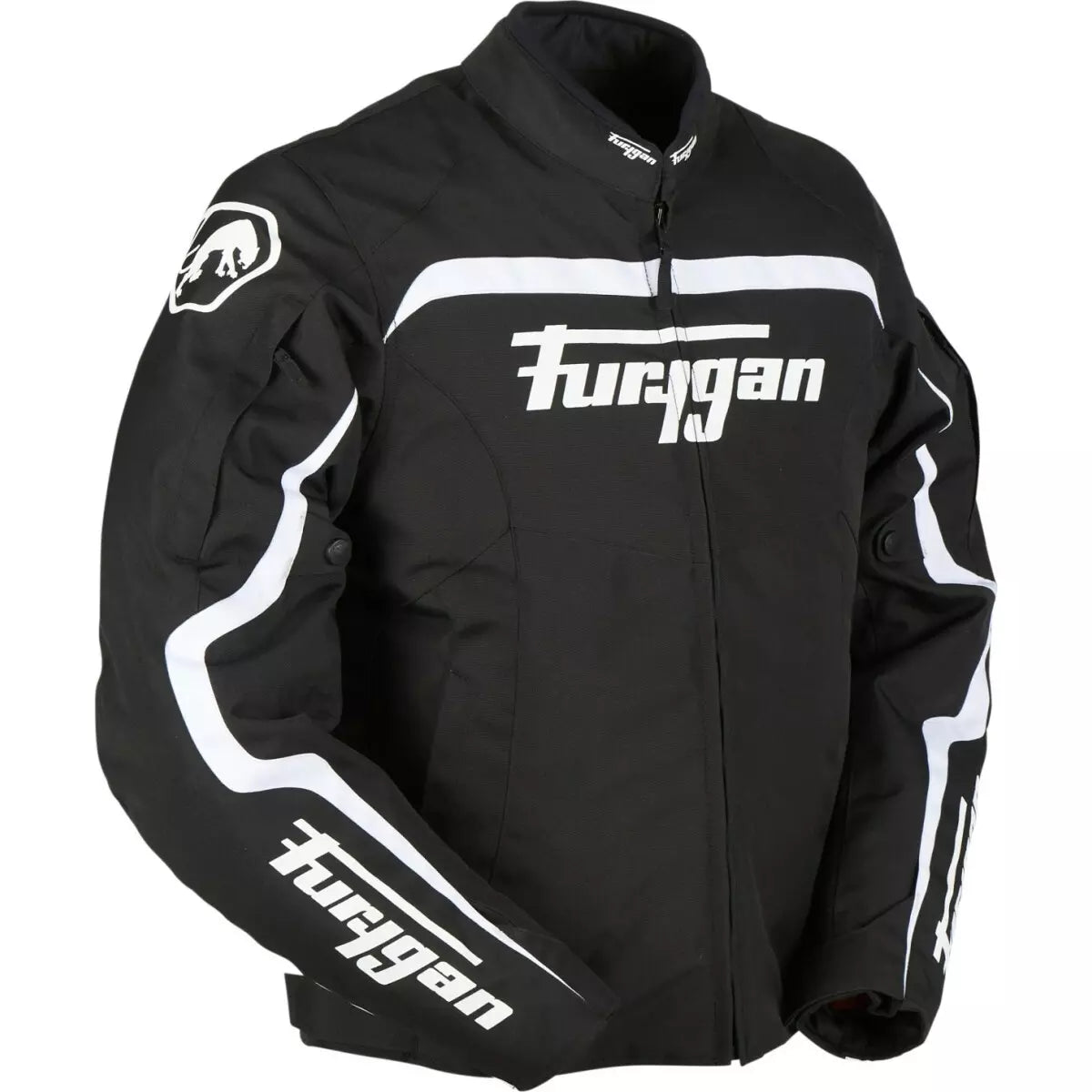 Blouson Furygan Diablo Noir Blanc