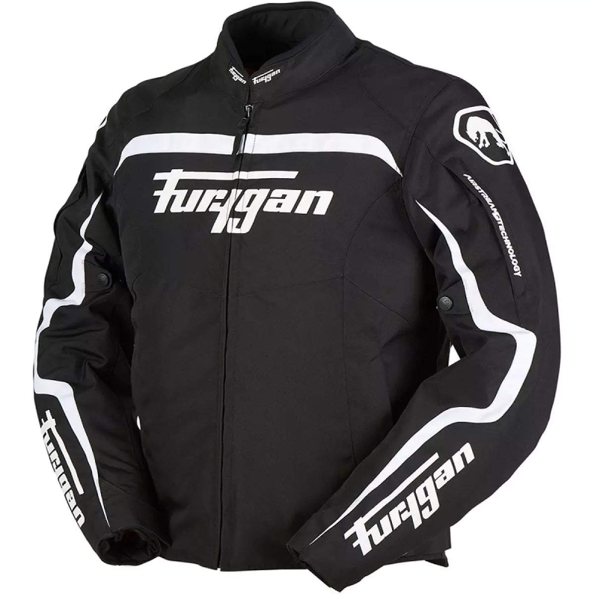 Blouson Furygan Diablo Noir Blanc