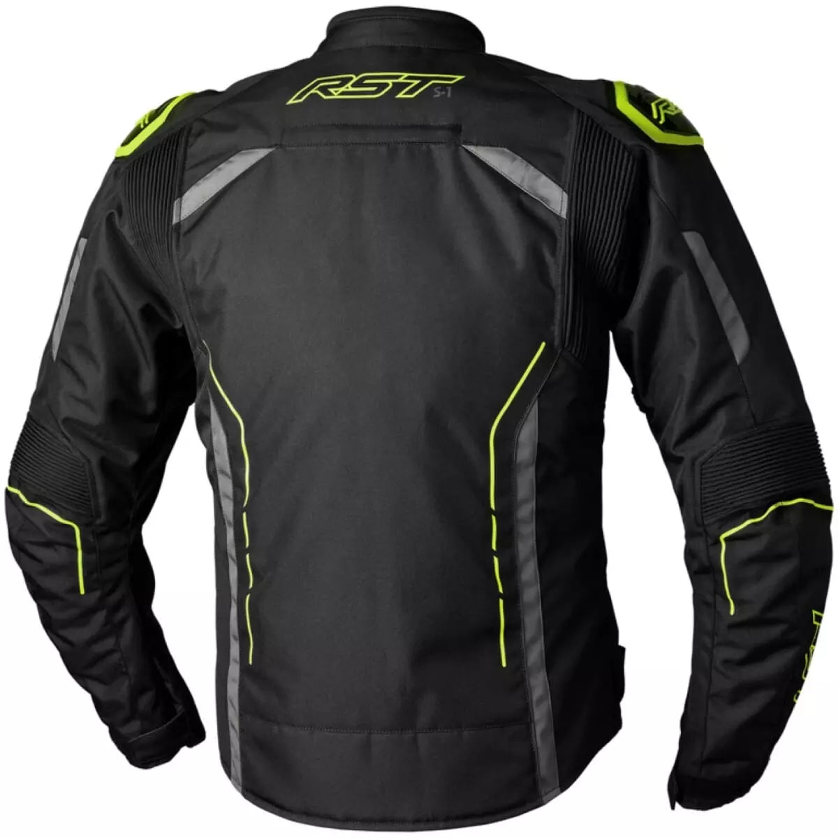Blouson RST S-1 Noir Gris Jaune Fluo