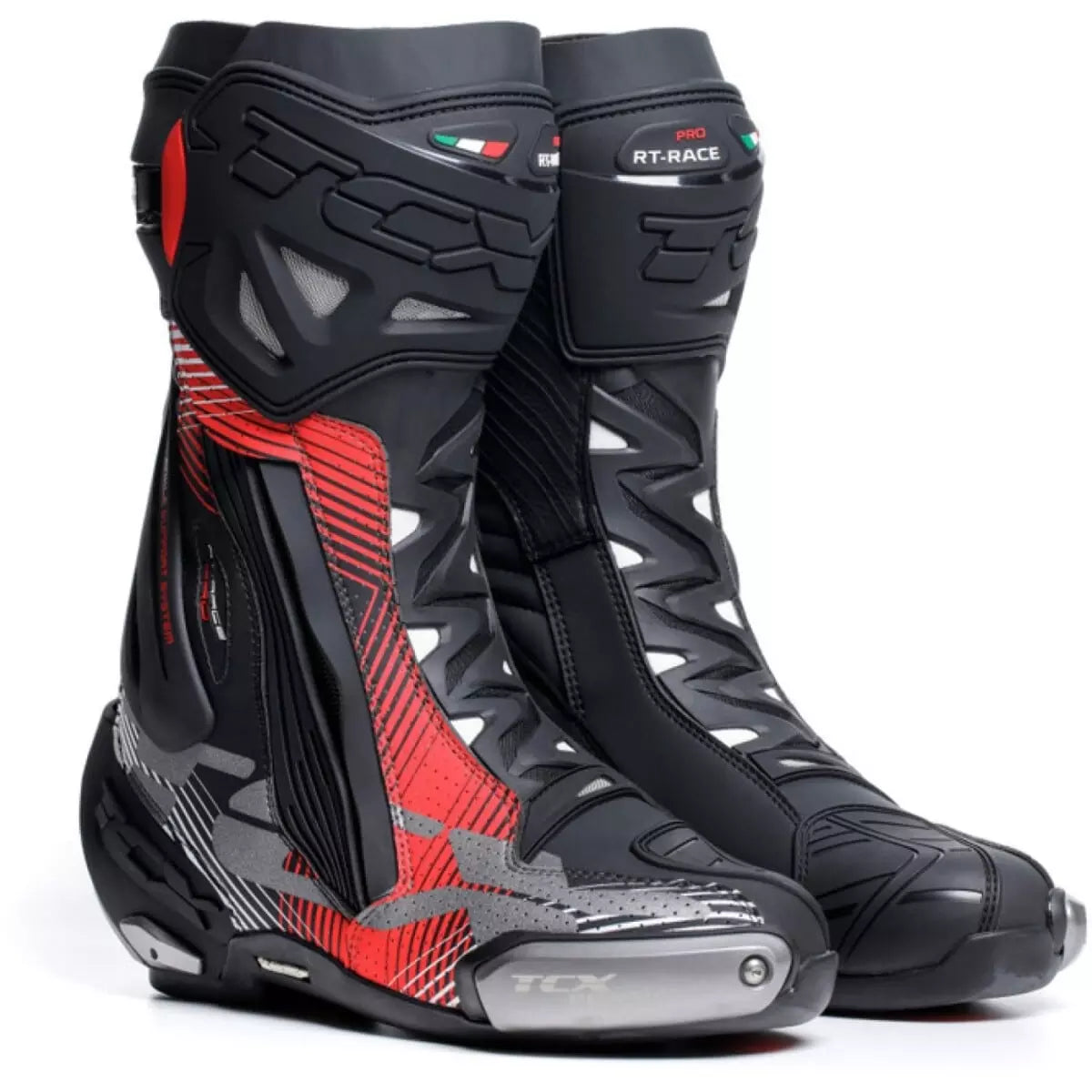 Bottes TCX RT-Race Pro Air Noir Rouge Blanc