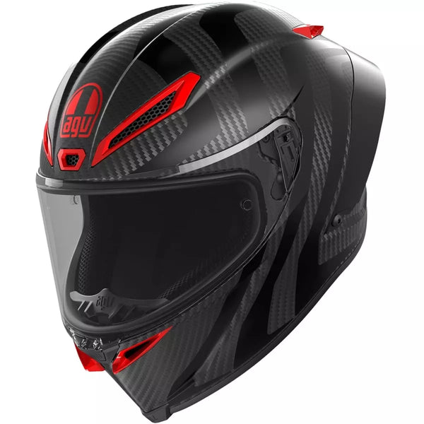 Casque AGV Pista GP RR Intrepido Carbon Noir Rouge