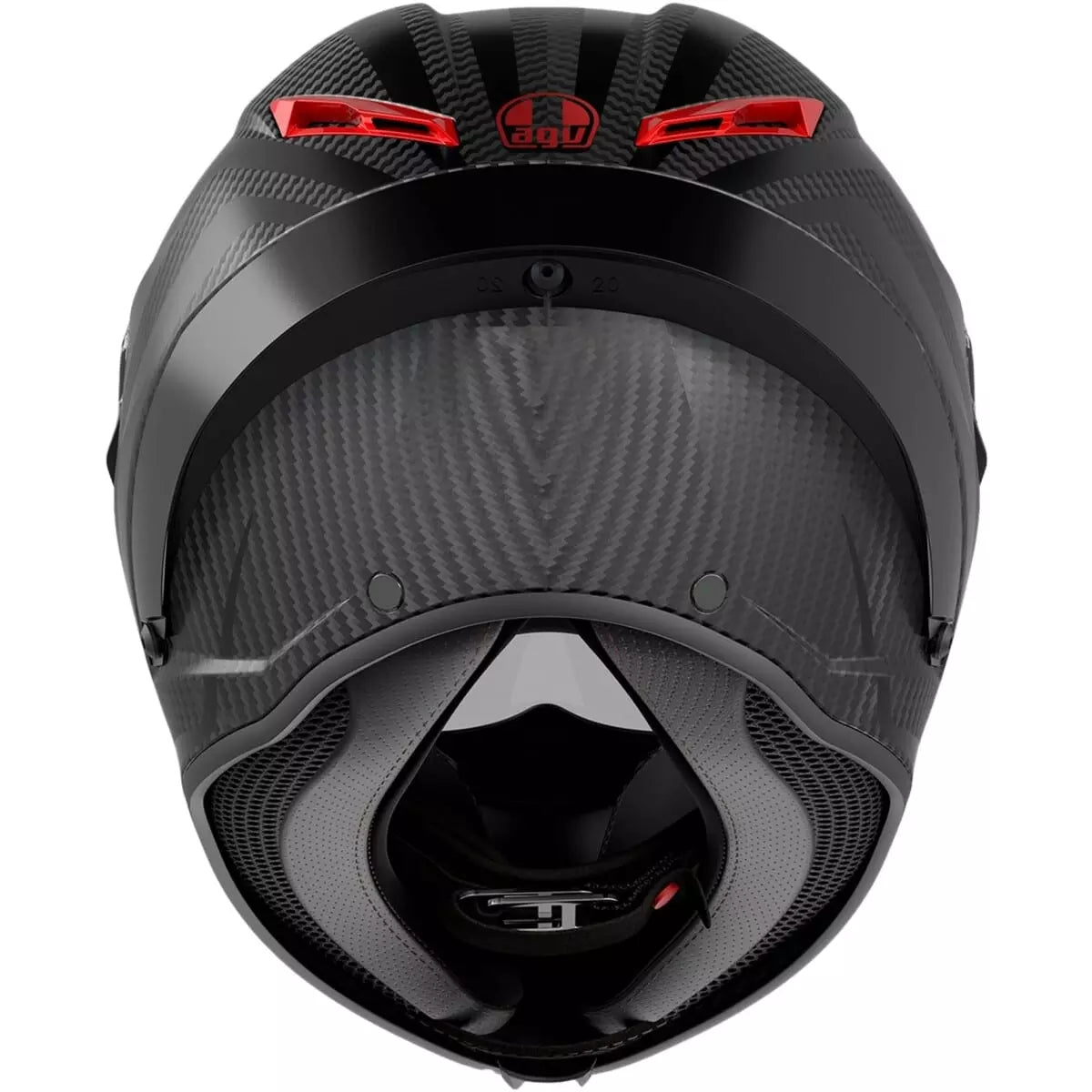 Casque AGV Pista GP RR Intrepido Carbon Noir Rouge