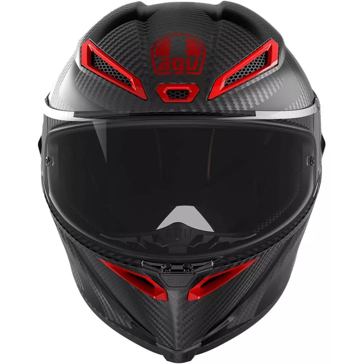 Casque AGV Pista GP RR Intrepido Carbon Noir Rouge