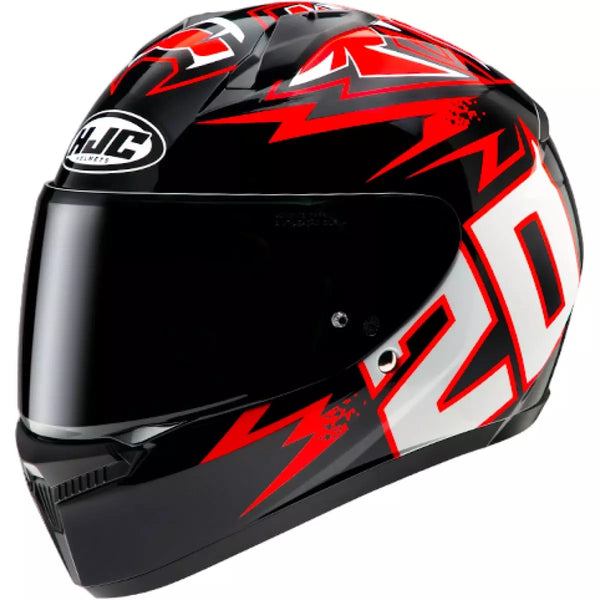 Casque HJC C10 MC1 Diablo Fabio Quartararo MASK Rouge Noir