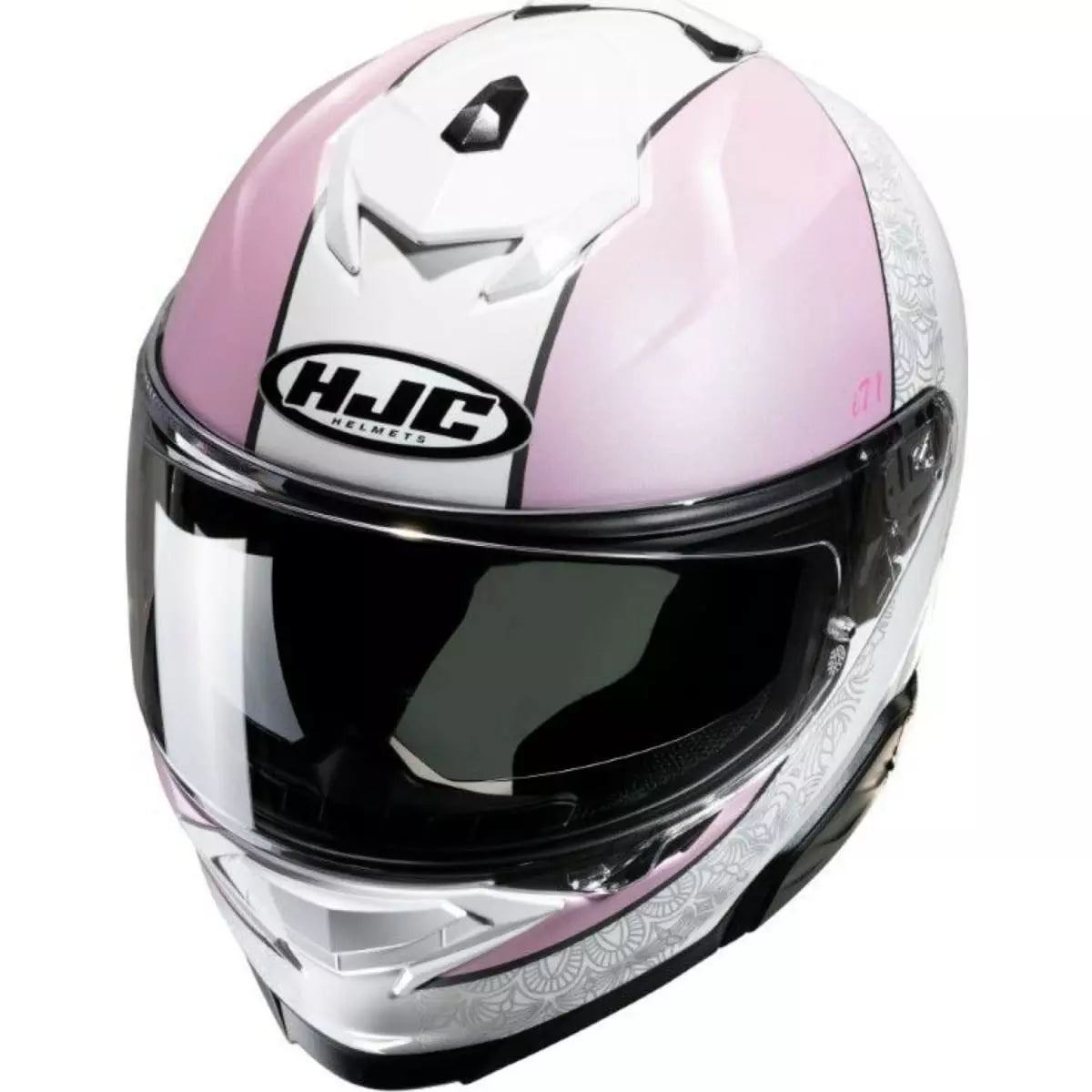 Casque HJC I71 Sera MC8 Rose Blanc