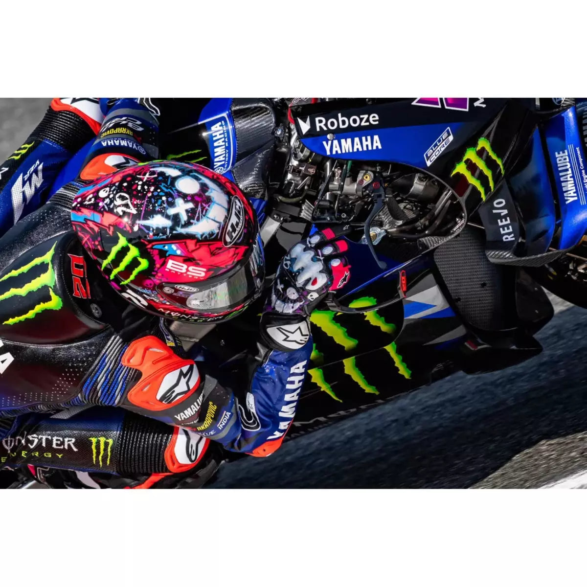 Casque HJC RPHA 1 V2 Carbone Fabio Quartararo Funky Diablo