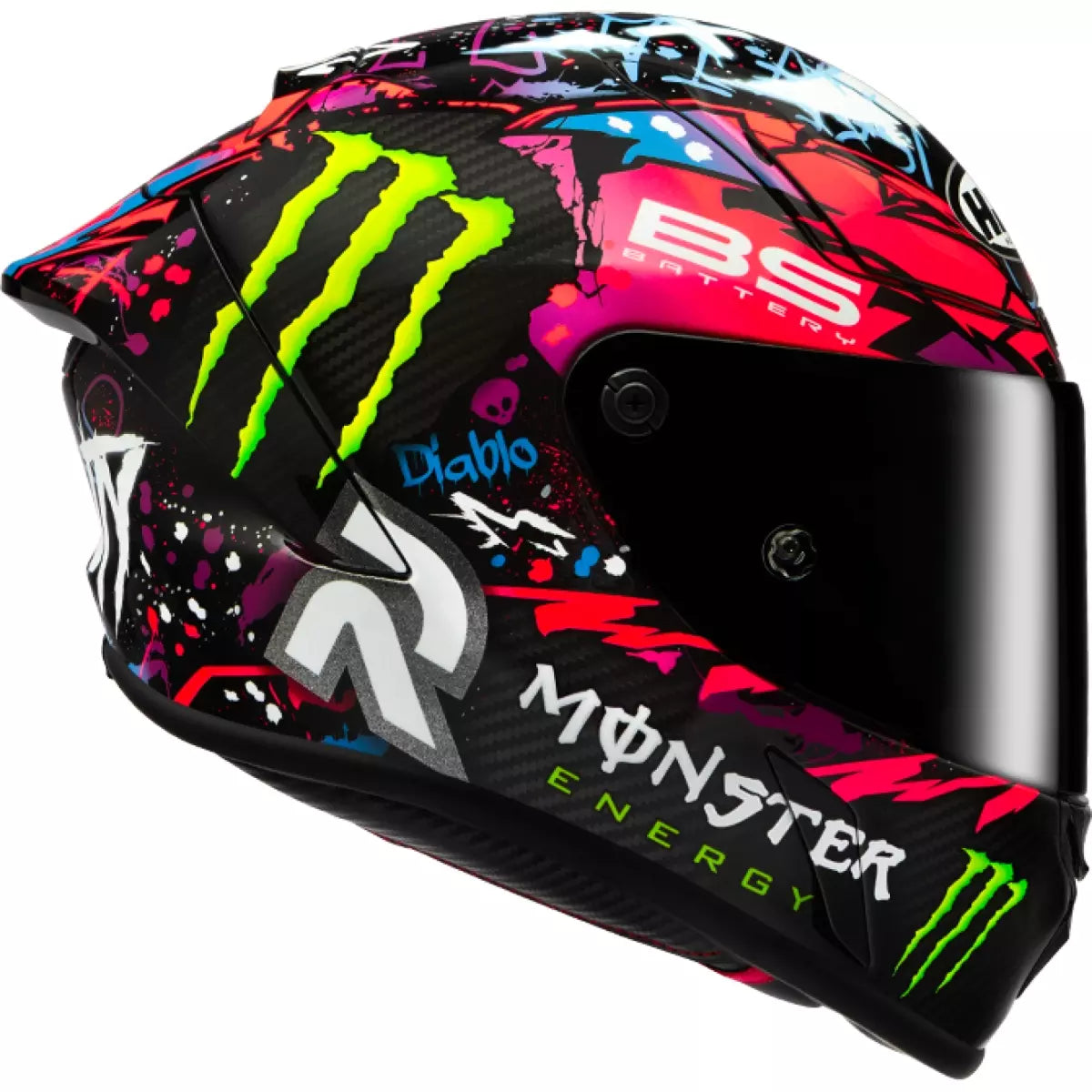 Casque HJC RPHA 1 V2 Carbone Fabio Quartararo Funky Diablo