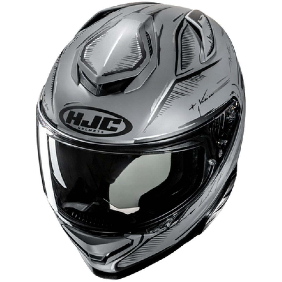 Casque HJC RPHA 71 Teth Gris Noir