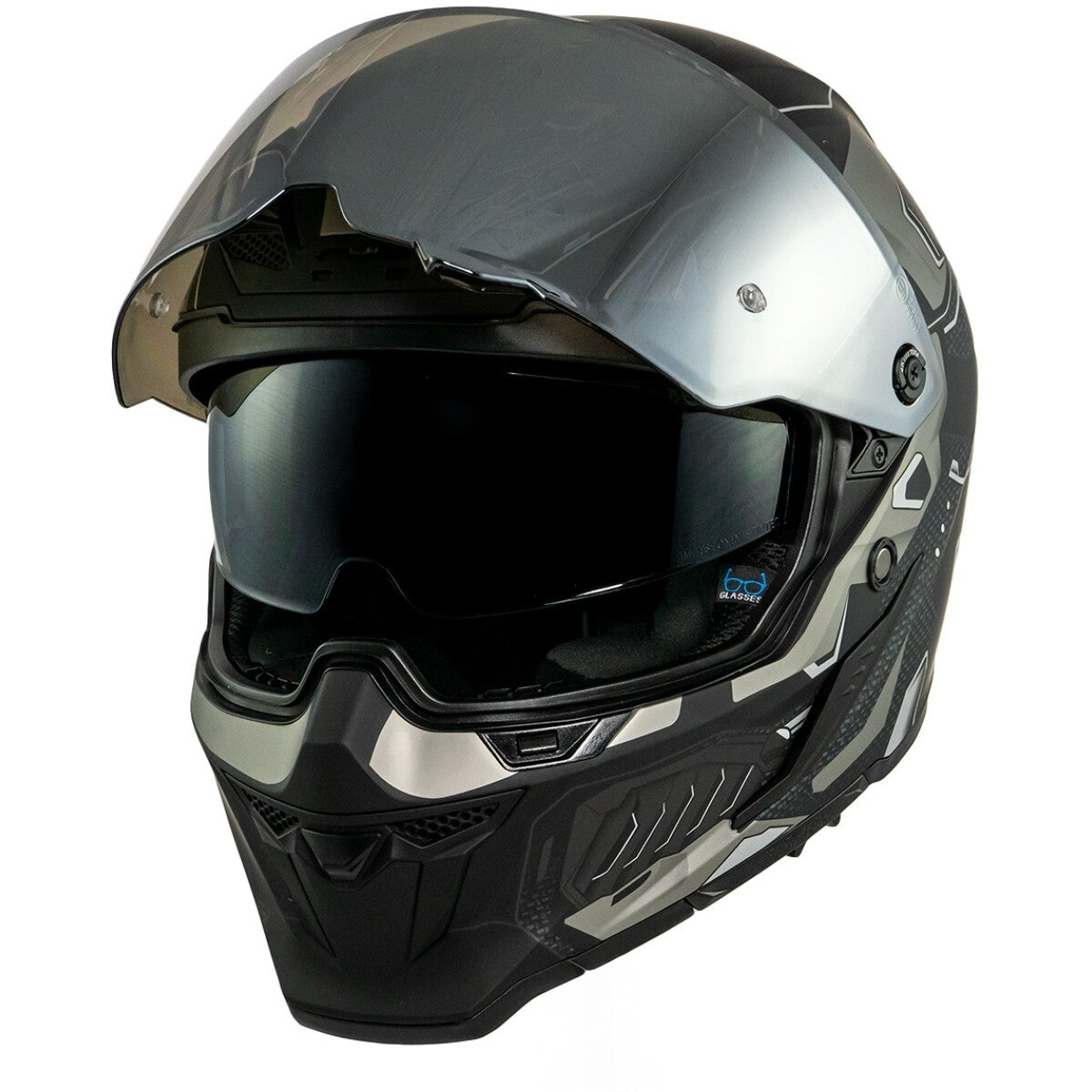 Casque Kokpit Furioza Berserk Anthracite Mat