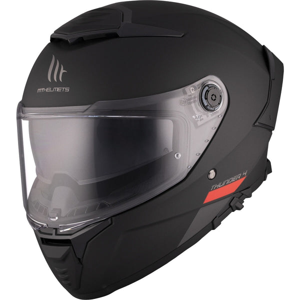Casque MT Helmets Thunder 4 SV Solid Noir Mat