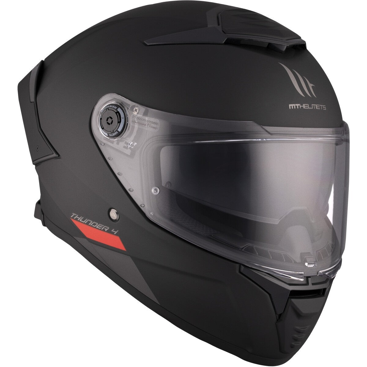 Casque MT Helmets Thunder 4 SV Solid Noir Mat