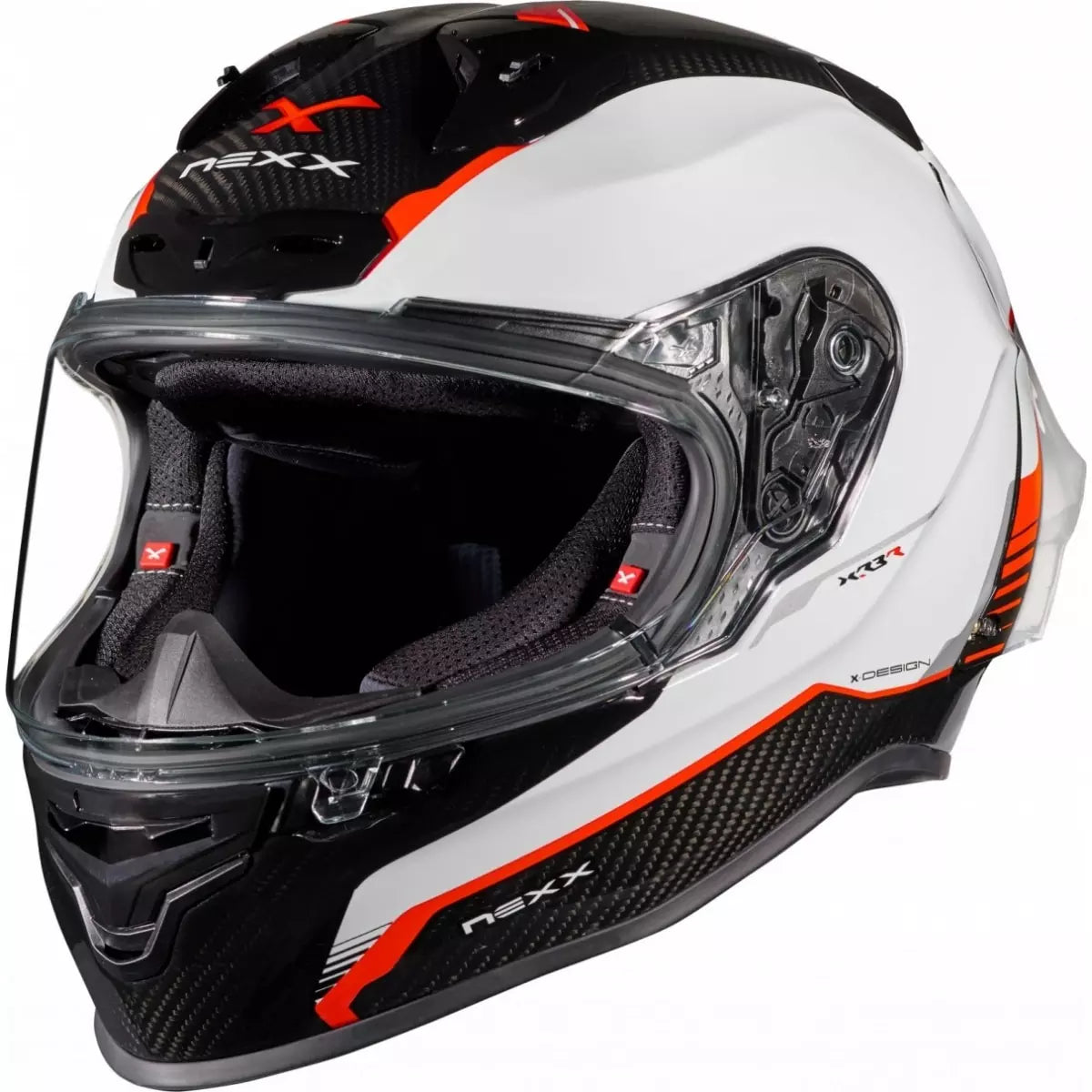 Casque Nexx X.R3R Carbon Blanc Rouge