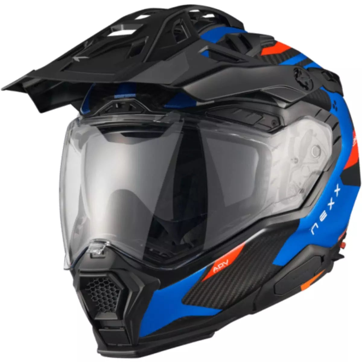 Casque Nexx X.WED3 Keyo Bleu Rouge Mat