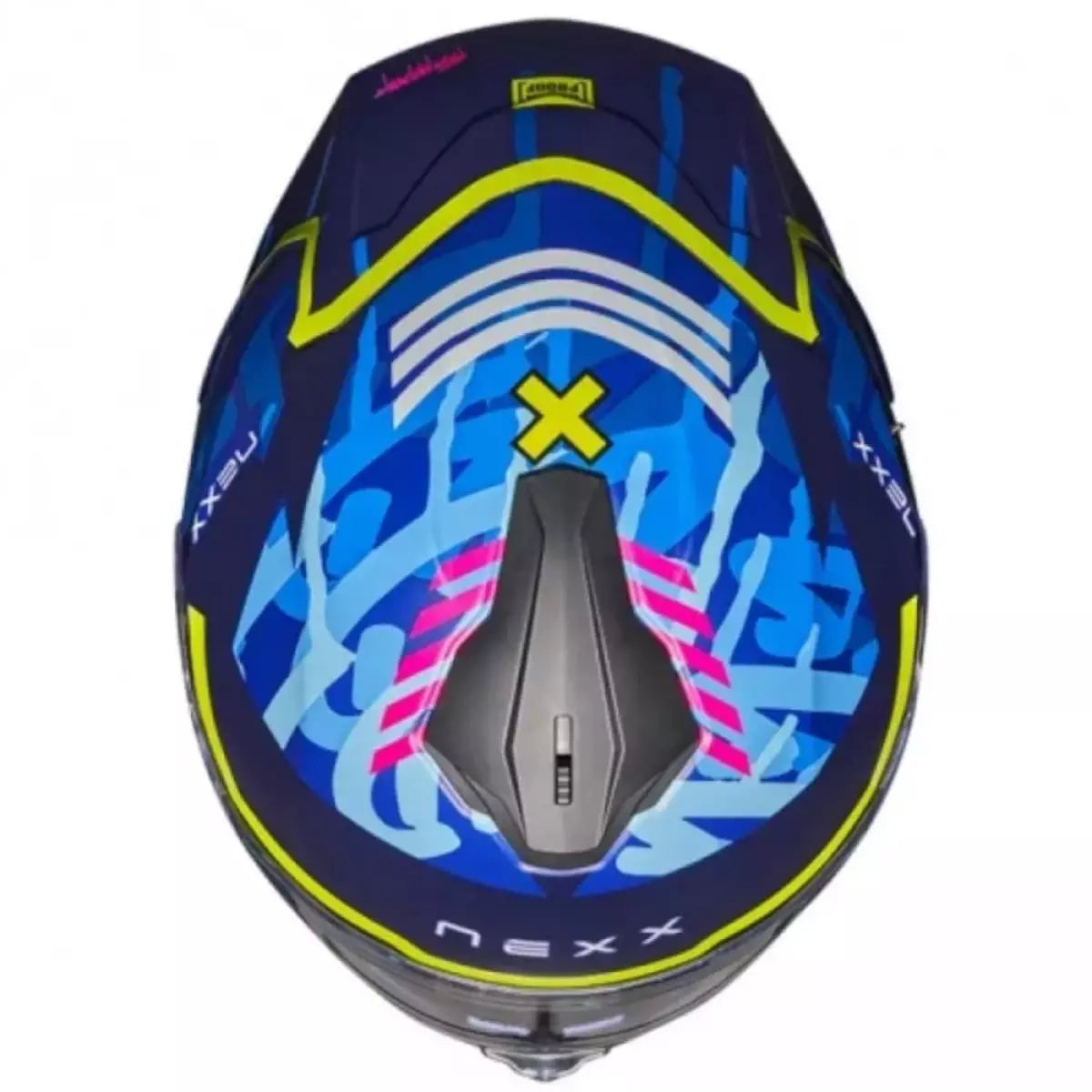 Casque Nexx Y.100R Urbangram Indigo Bleu Mat