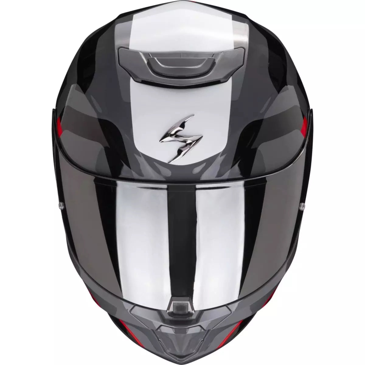 Casque Scorpion Exo-391 Arok Gris Rouge Noir