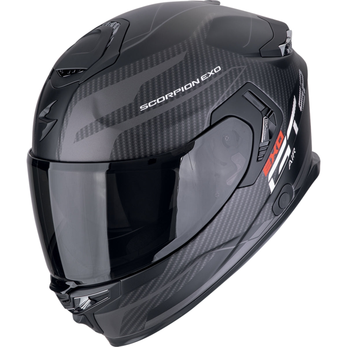 Casque Scorpion Exo-GT SP Air Carbon Flex Noir Argent