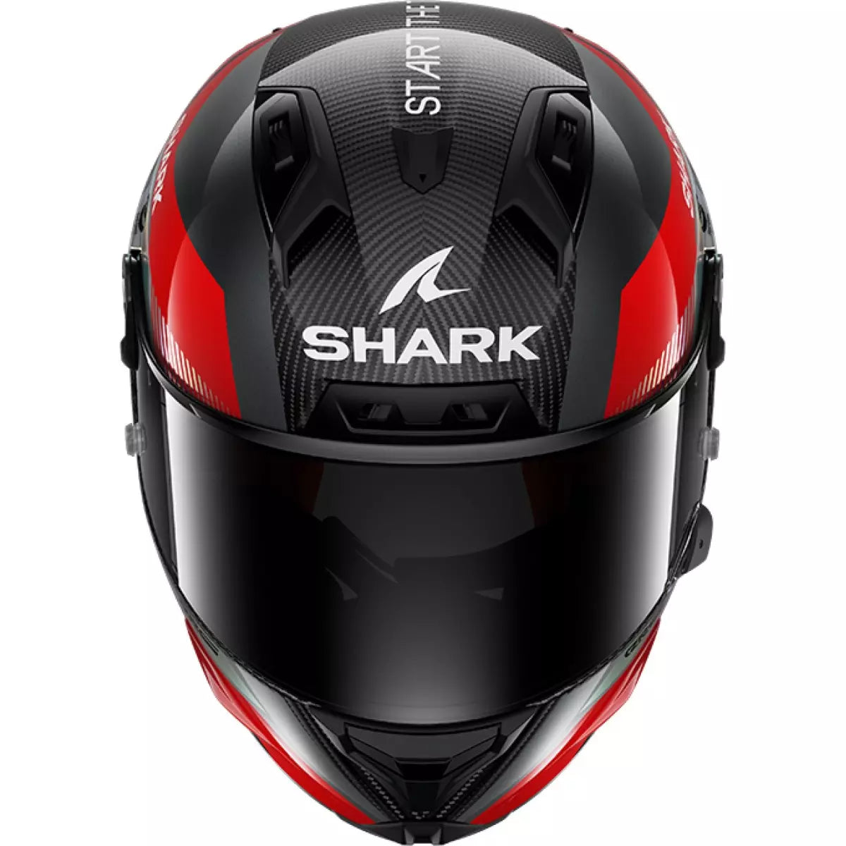 Casque Shark Aeron-GP Fim Racing 2 MotoGP Noir Rouge Chrome