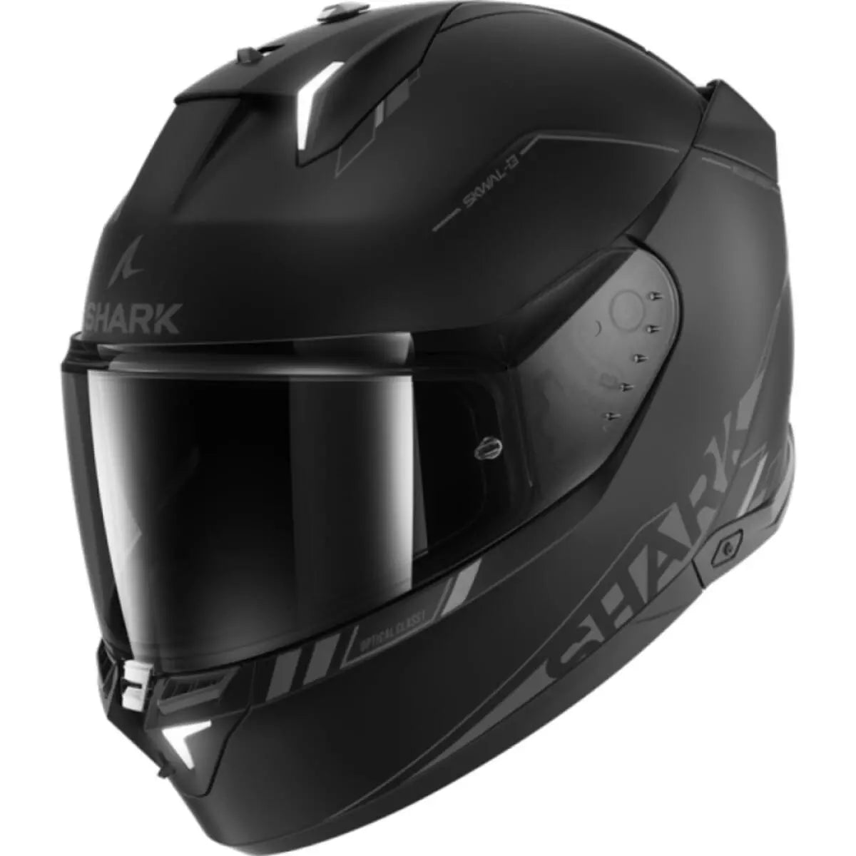 Casque Shark Skwal I3 Blank SP Noir Mat Anthracite Mat