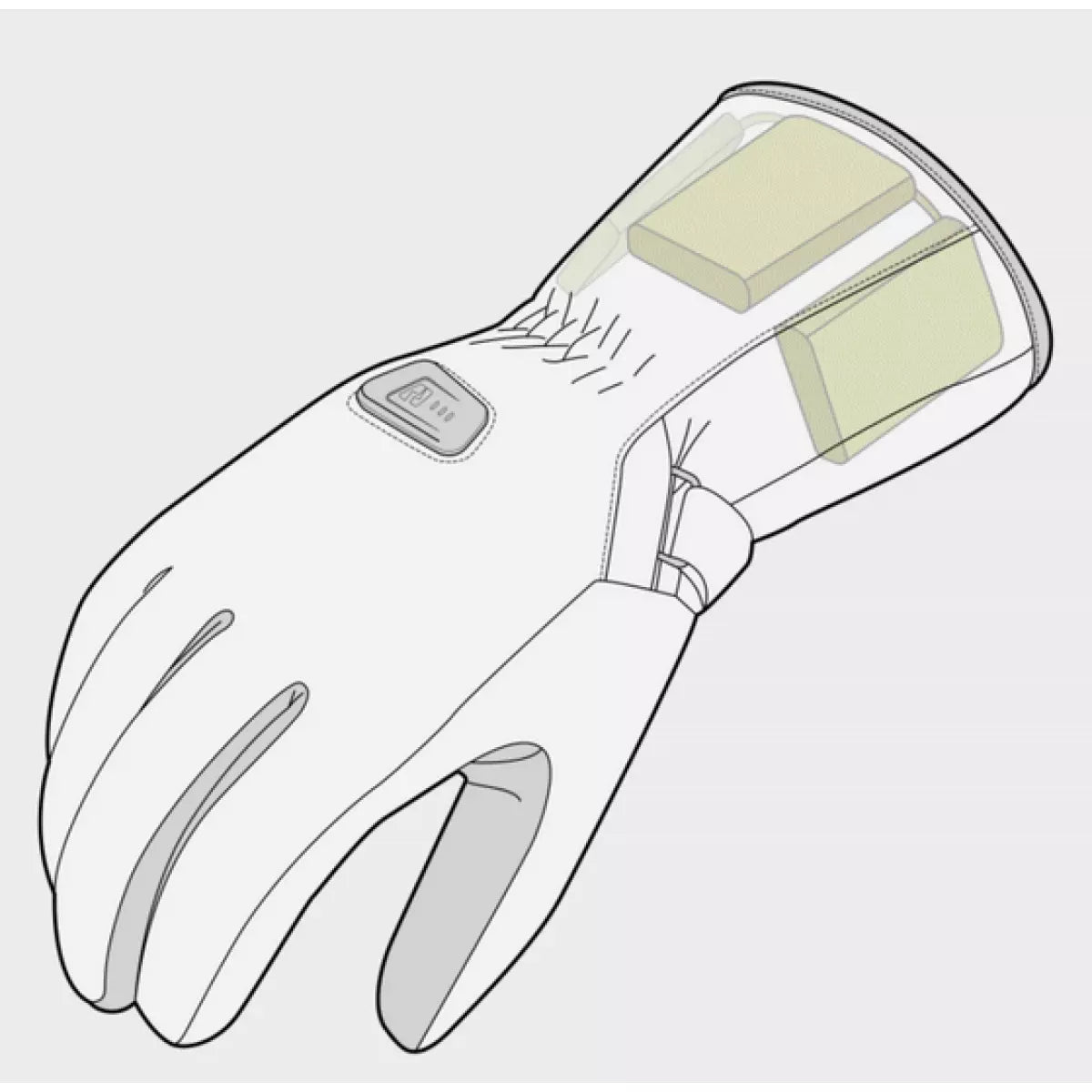 Gants Chauffants Macna Azra RTX Kit 12V 3A Noir