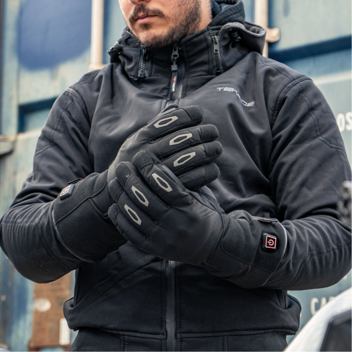 Gants Chauffants Tekride Esquad Scooter Noir