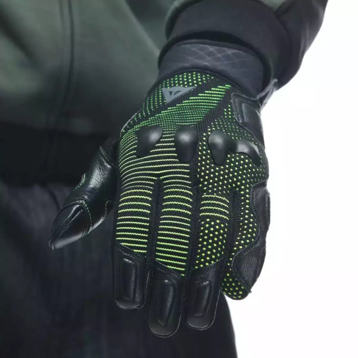 Gants Dainese Unruly Ergo-Tek Anthracite Vert