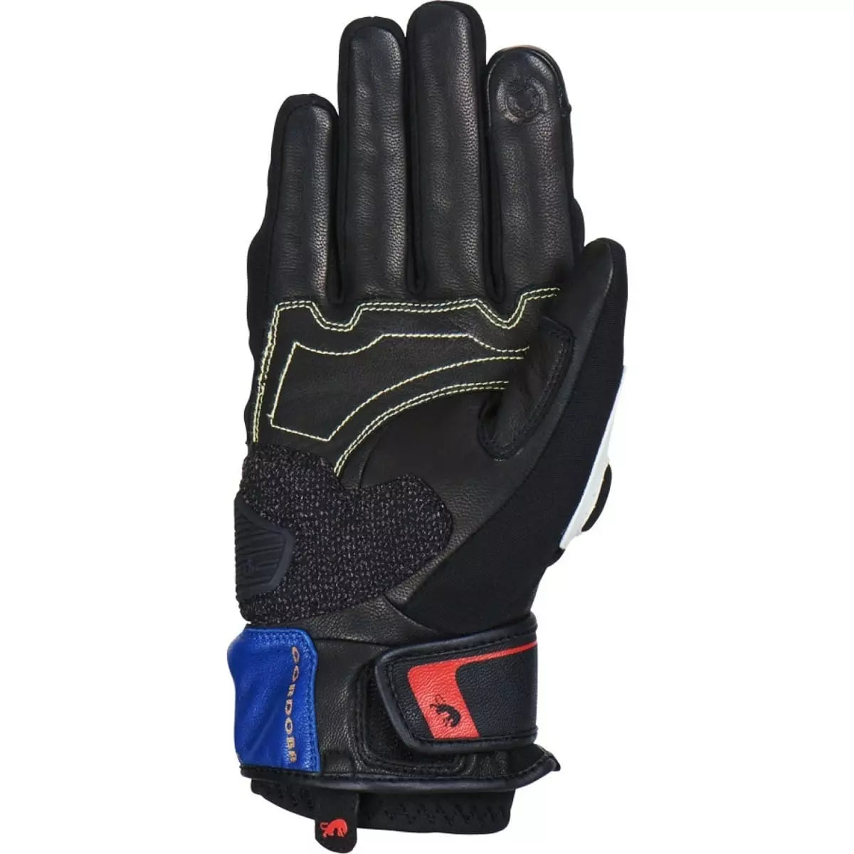Gants Furygan Cordoba Bleu Perle Rouge