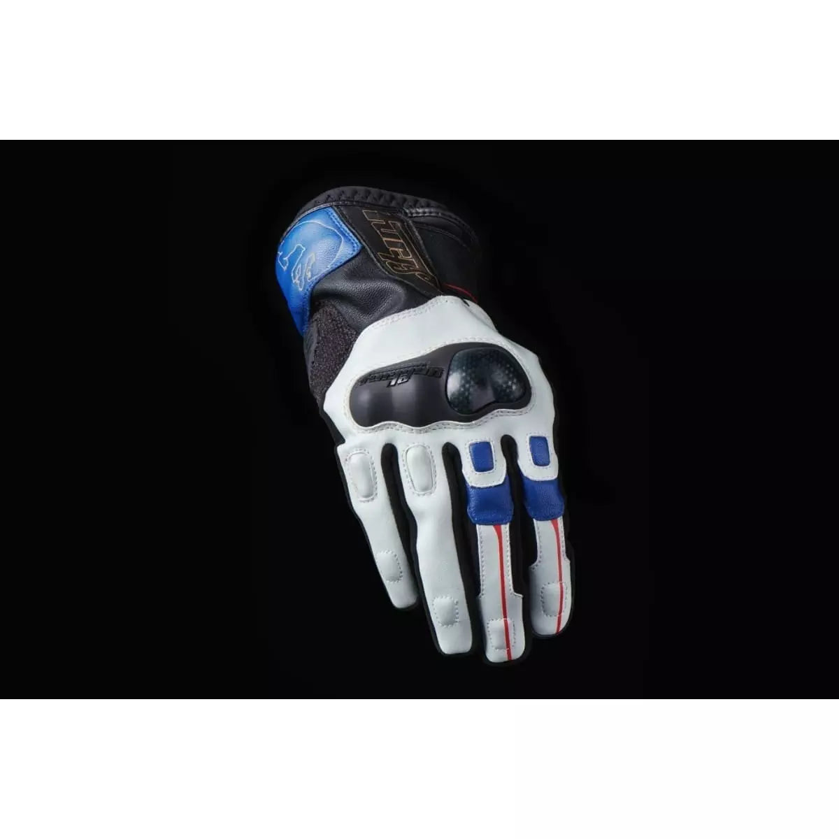 Gants Furygan Cordoba Bleu Perle Rouge