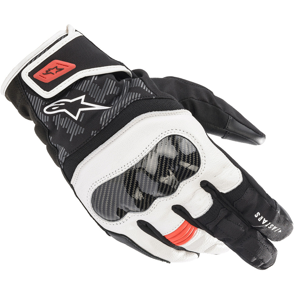 Gants SMX Z Drystar® Noir / Blanc / Rouge fluo Alpinestars