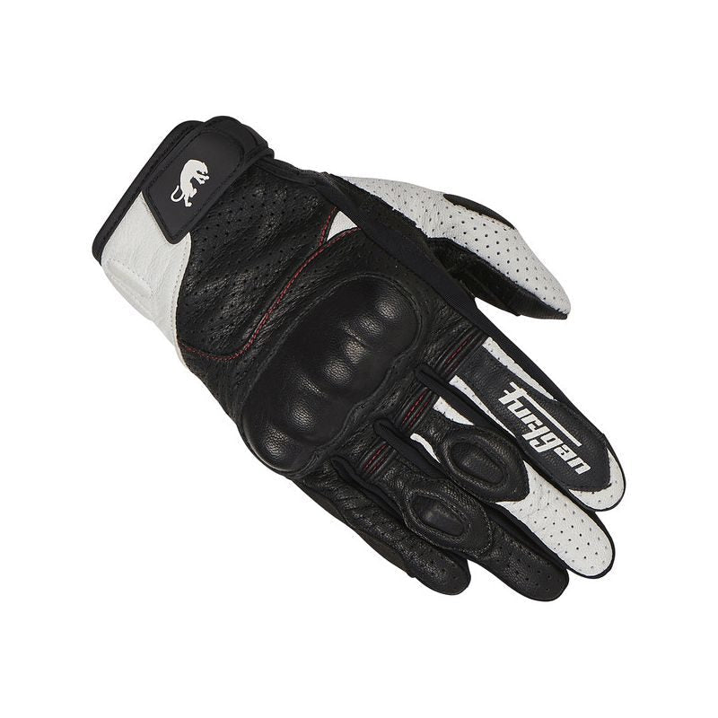 Gants racing été cuir perforé, slider et coque externe