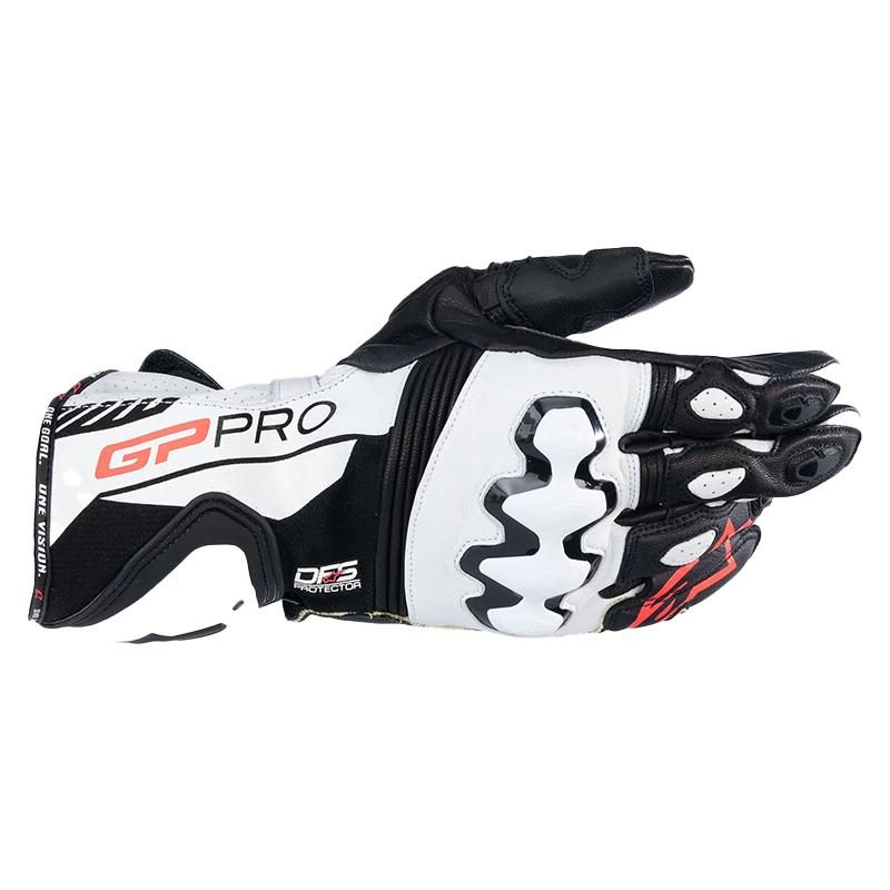 Gants racing cuir, sliders et coques