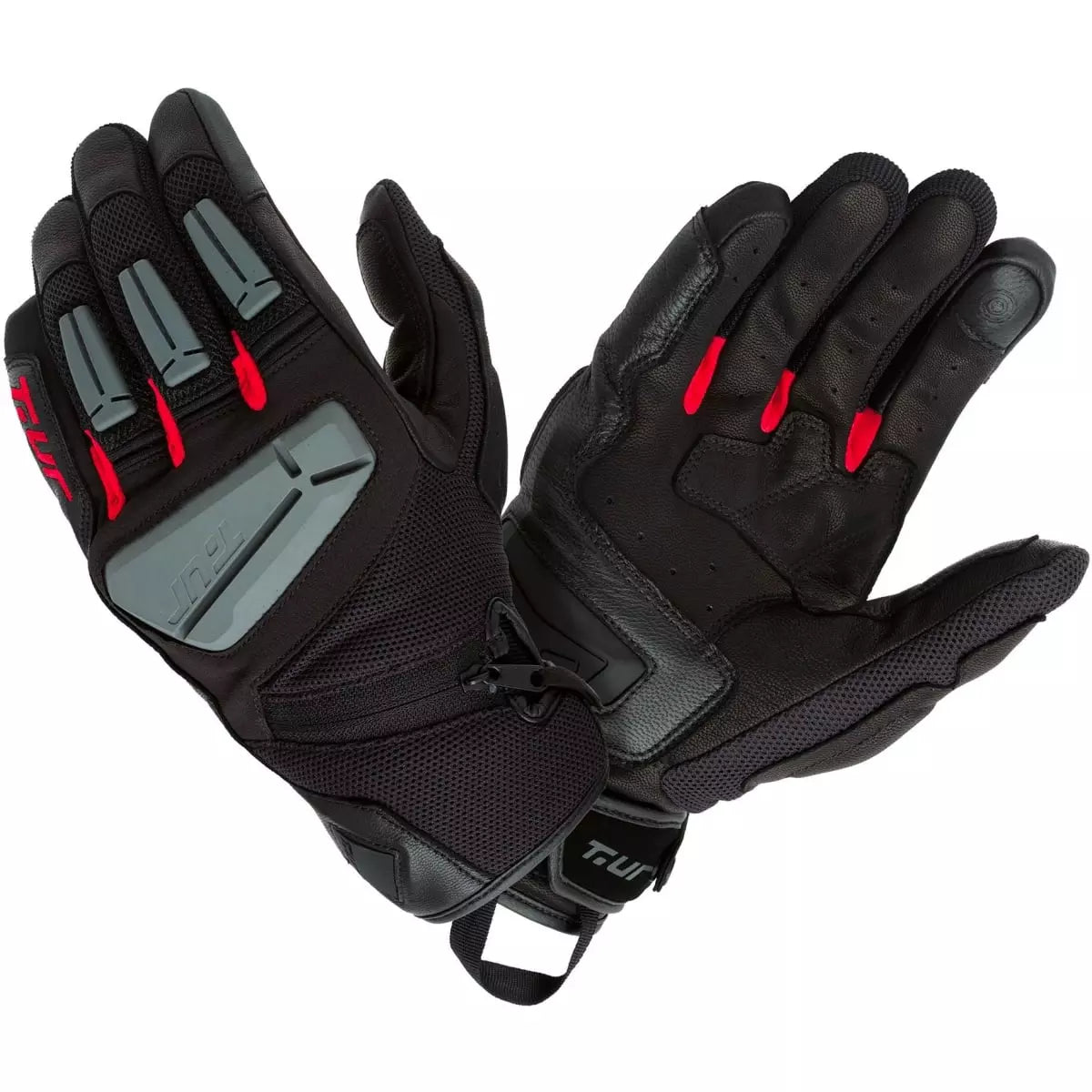 Gants T.UR G-Four Noir Rouge