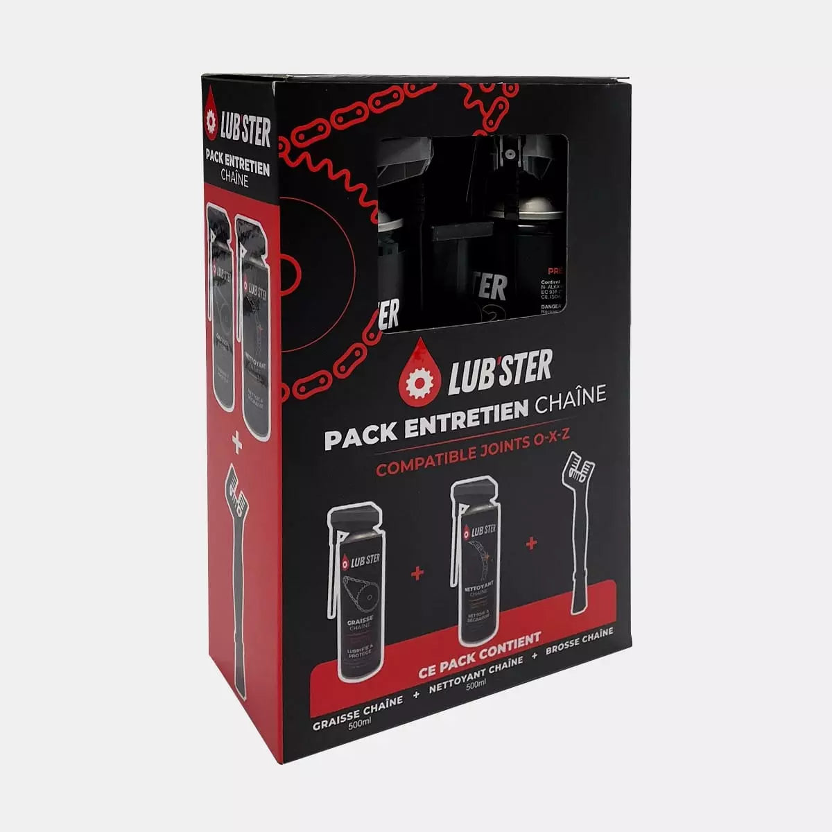 Pack Entretien Chaine Lub'ster - 500mL