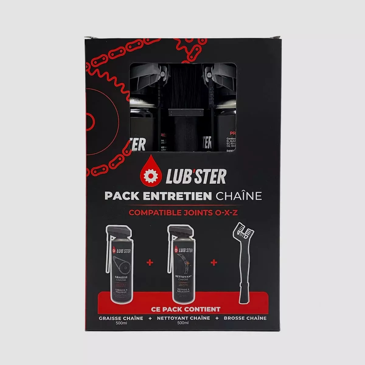 Pack Entretien Chaine Lub'ster - 500mL