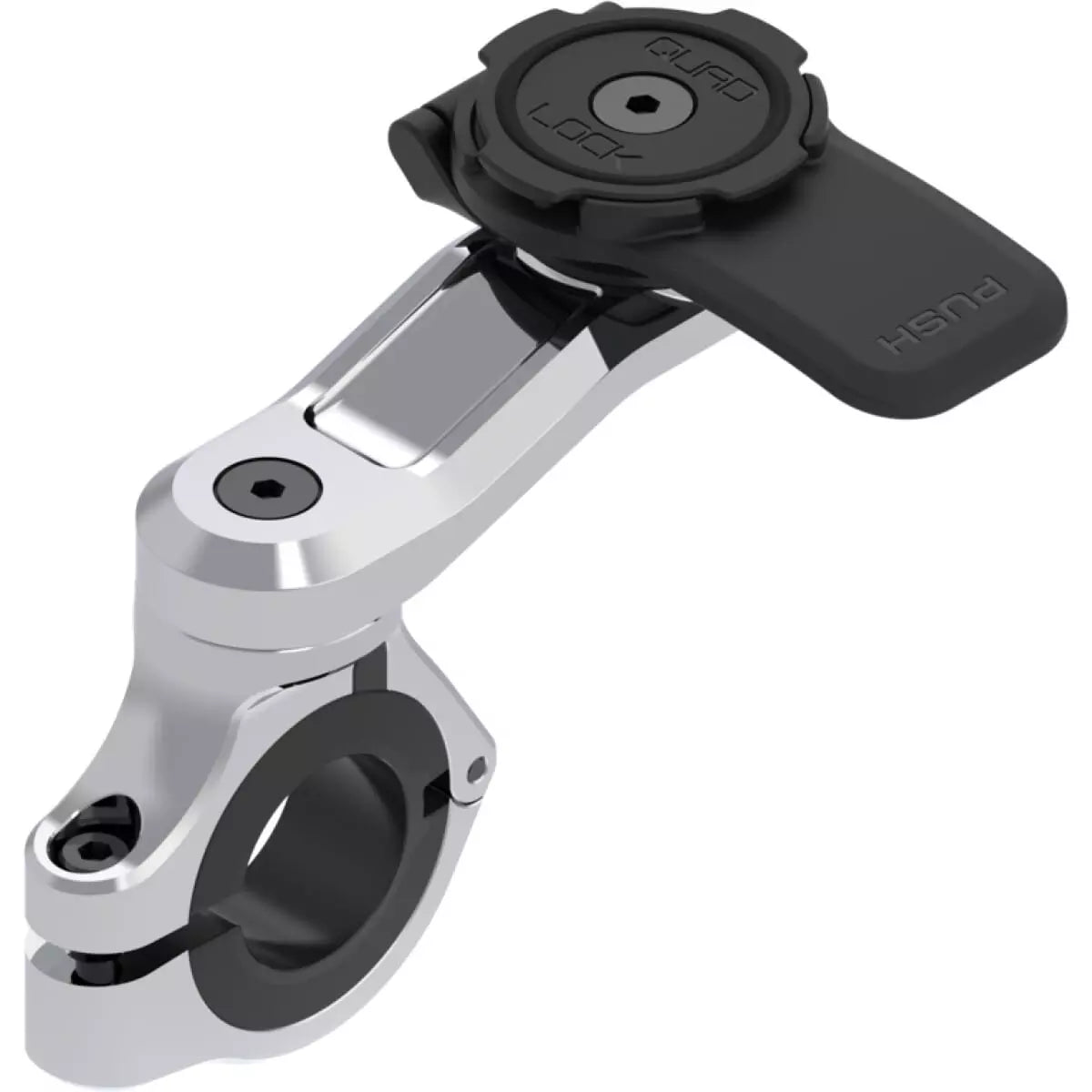 Support Téléphone Quad Lock Moto Guidon Pro Alu Chrome