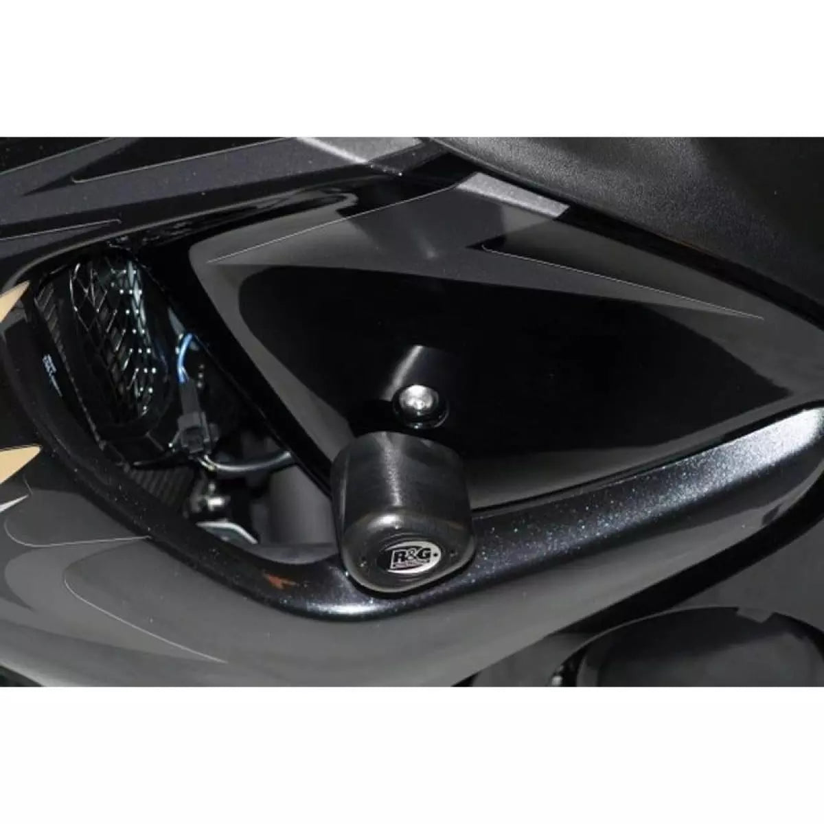 Tampons De Protection R&G Racing Aero Noir Suzuki GSX1340R Hayabusa