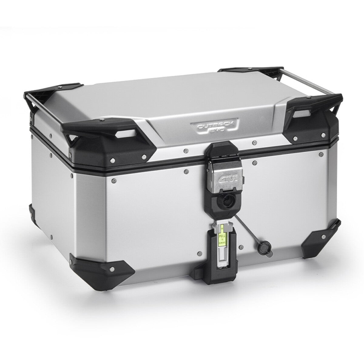 Top Case Givi Trekker Outback Evo Smart Monokey 58L Alu Anodisé - Sans Serrure